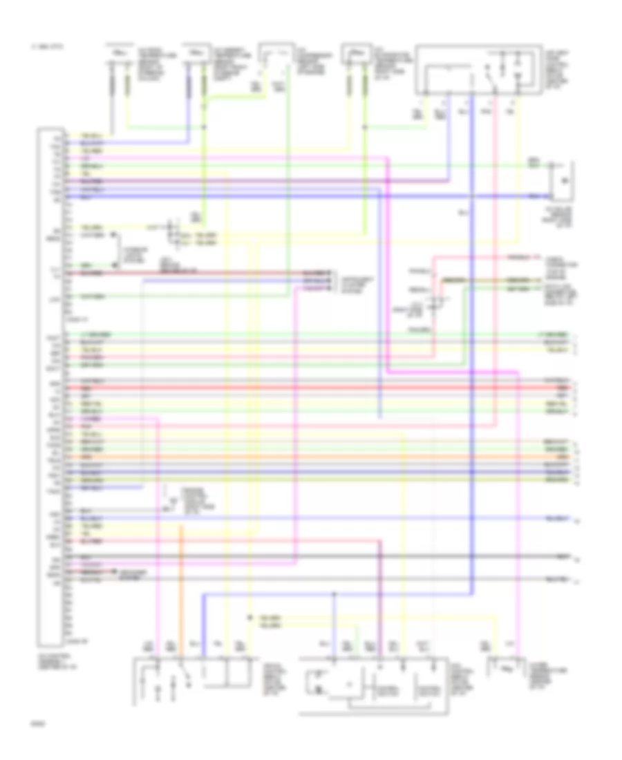 A C Wiring Diagram 1 of 2 for Lexus LS 400 1994