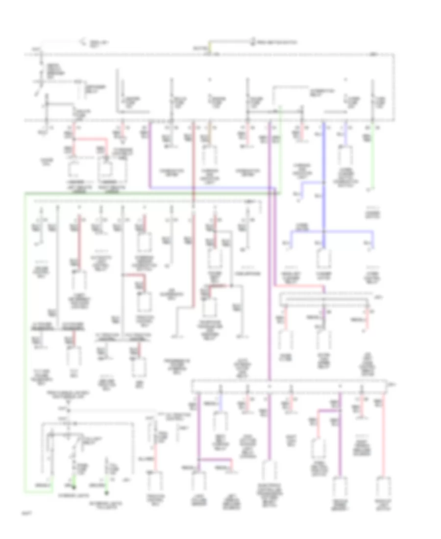 Power Distribution Wiring Diagram 3 of 5 for Lexus LS 400 1994