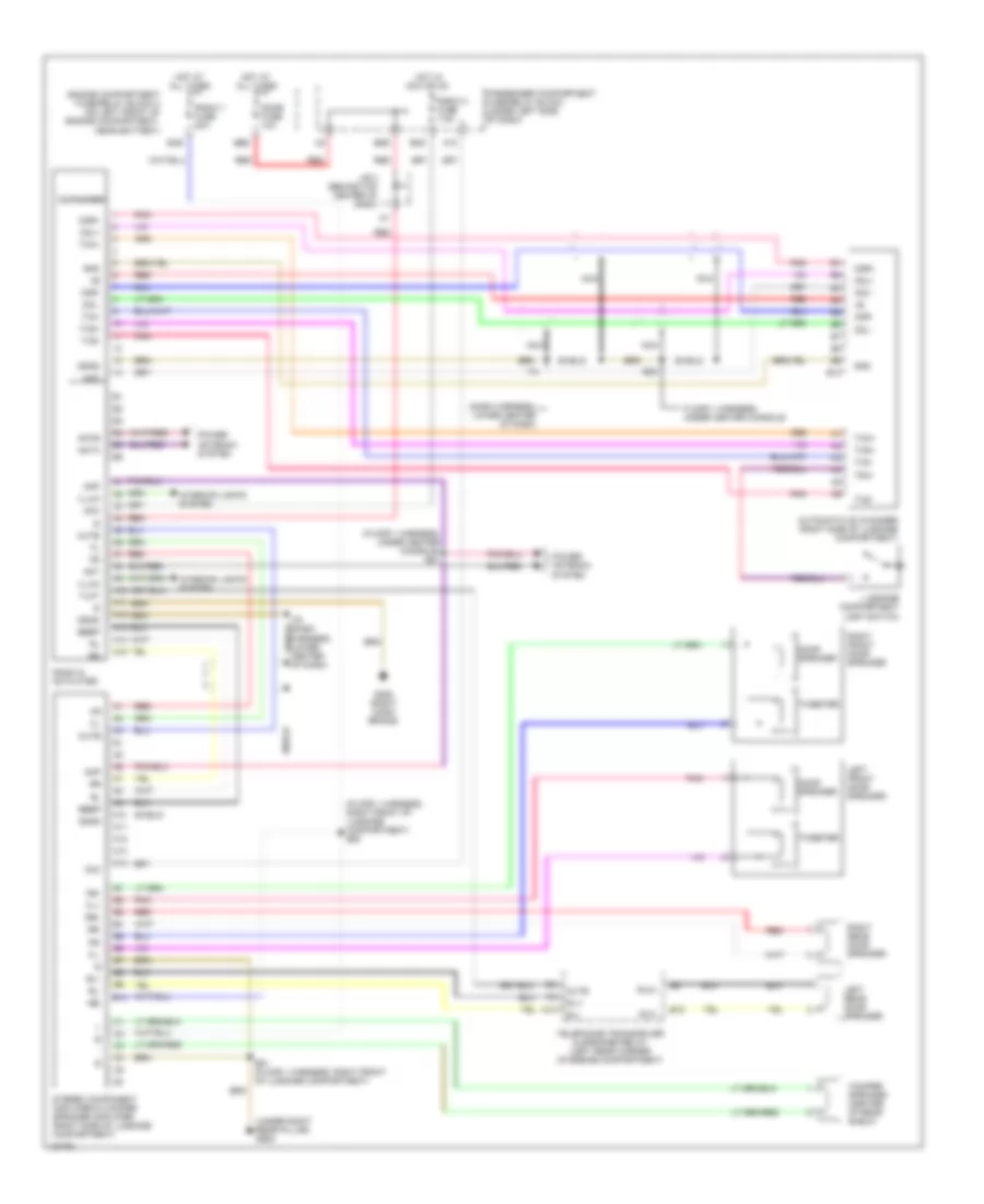 Radio Wiring Diagrams Nakamichi for Lexus LS 400 1994