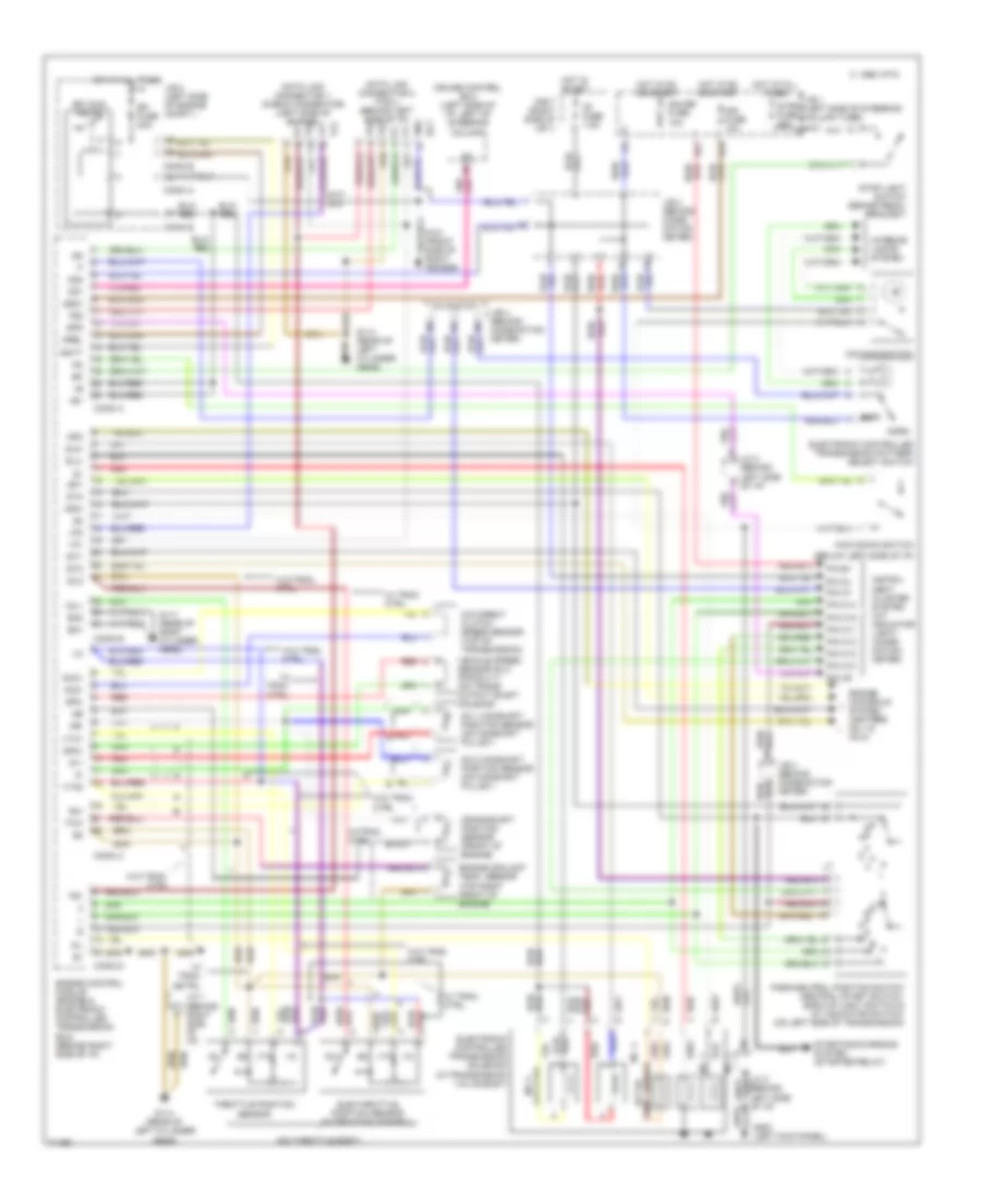 Transmission Wiring Diagram for Lexus LS 400 1994