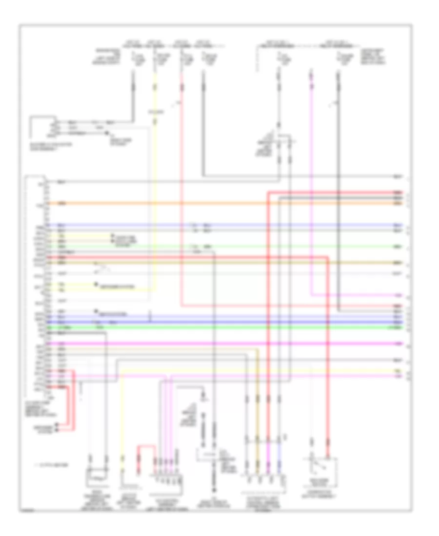 Automatic A C Wiring Diagram 1 of 4 for Lexus CT 200h F Sport 2012