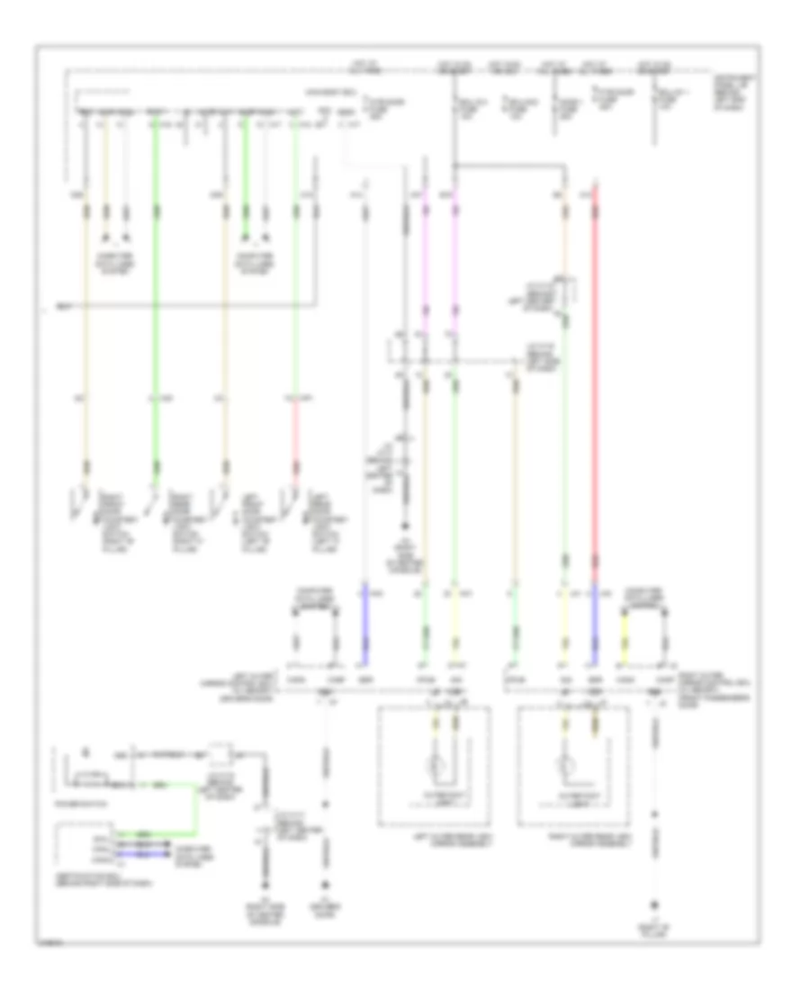 Courtesy Lamps Wiring Diagram 2 of 2 for Lexus CT 200h F Sport 2012