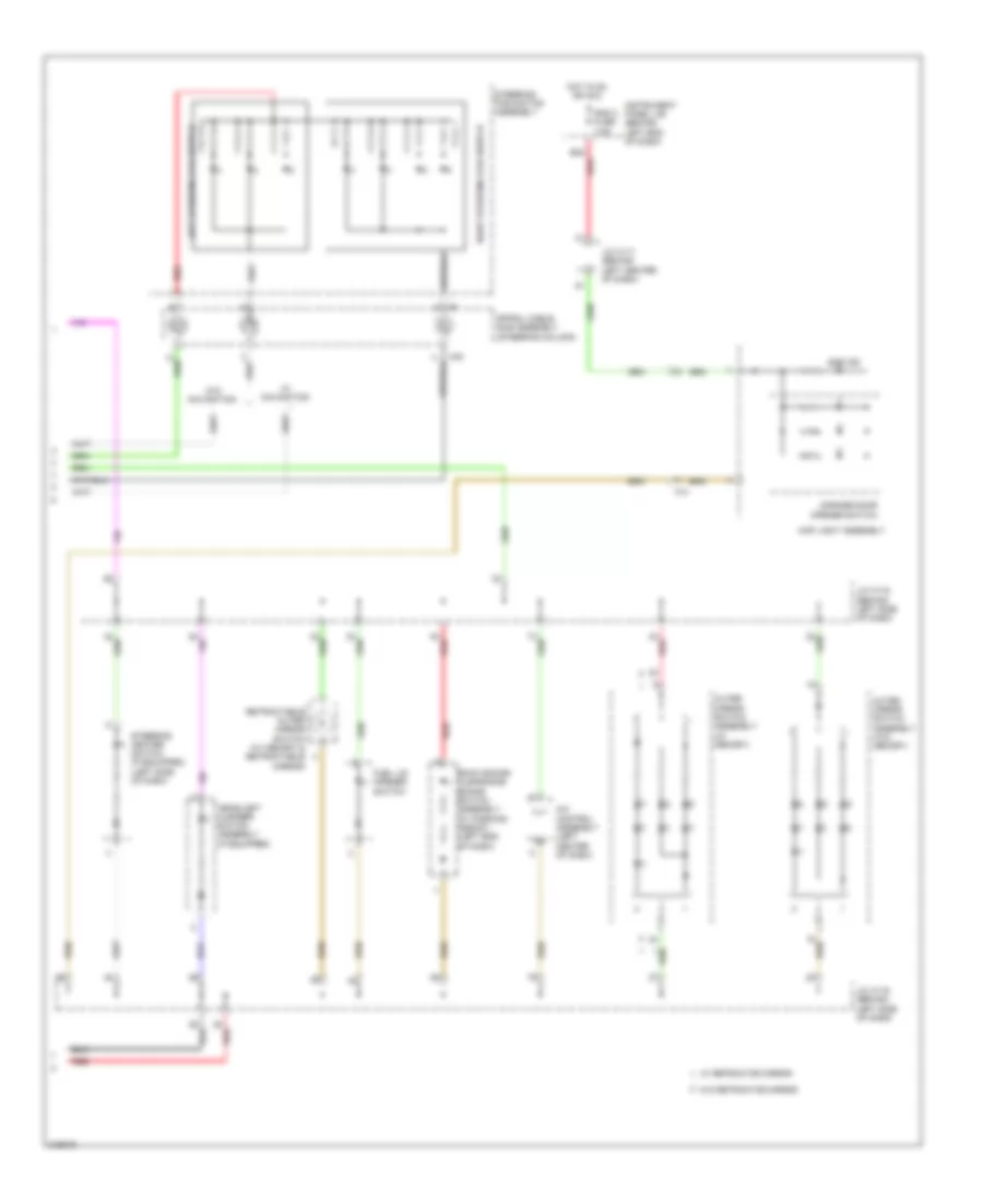 Instrument Illumination Wiring Diagram 3 of 3 for Lexus CT 200h F Sport 2012