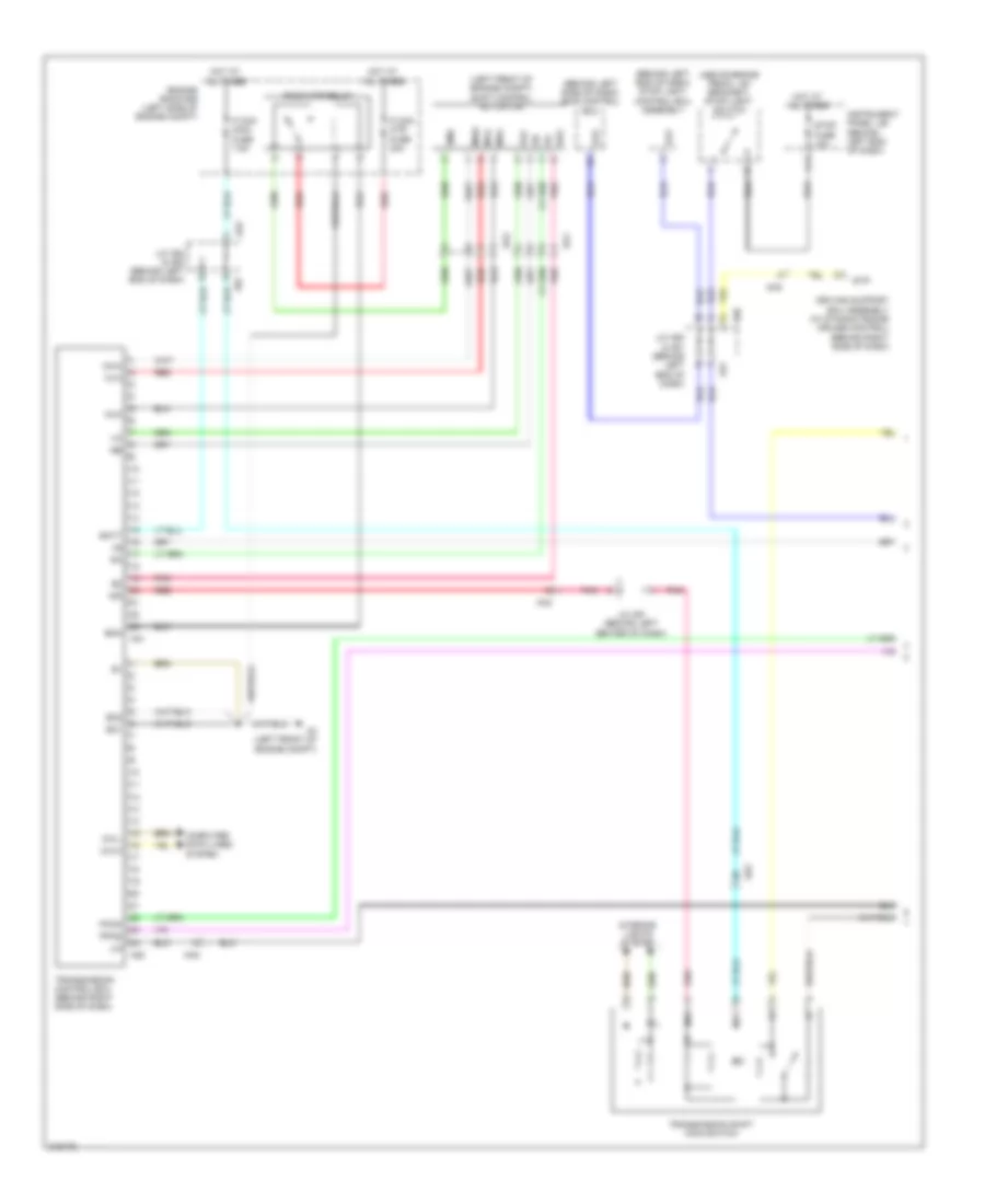 Transmission Wiring Diagram 1 of 2 for Lexus CT 200h F Sport 2012