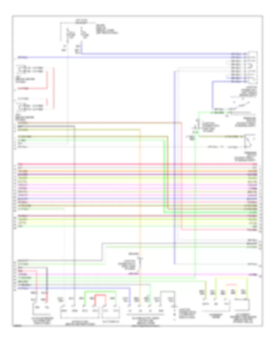 Front AC Wiring Diagram, with Navigation (2 of 4) for Lexus GX 470 2007
