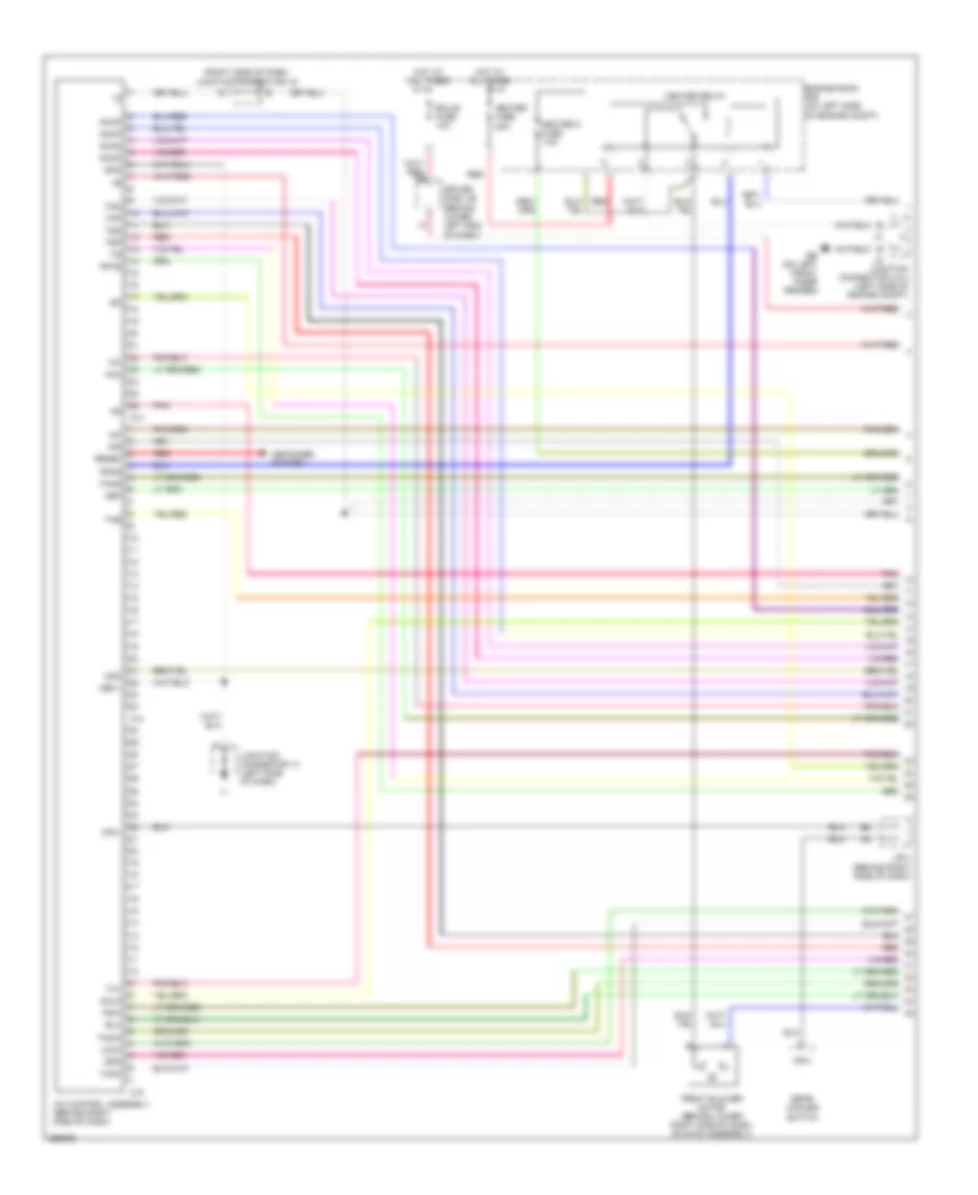 Front AC Wiring Diagram, without Navigation (1 of 4) for Lexus GX 470 2007