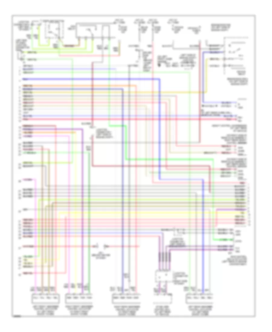 Electronic Air Suspension Wiring Diagram (2 of 3) for Lexus GX 470 2007