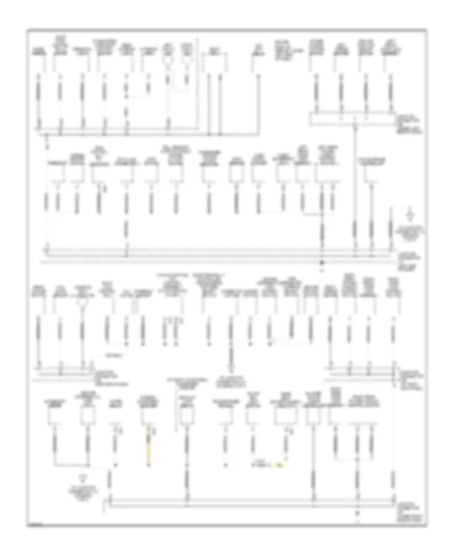 Ground Distribution Wiring Diagram (2 of 3) for Lexus GX 470 2007