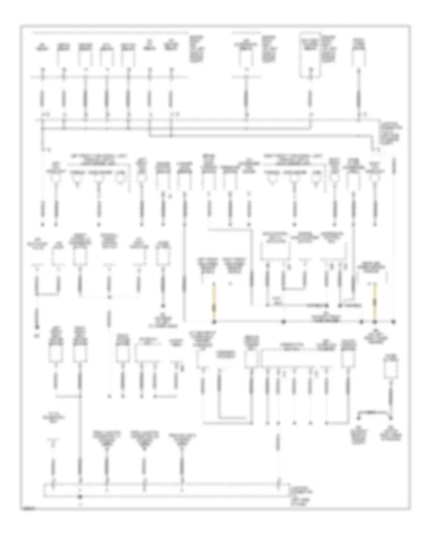 Ground Distribution Wiring Diagram 3 of 3 for Lexus GX 470 2007