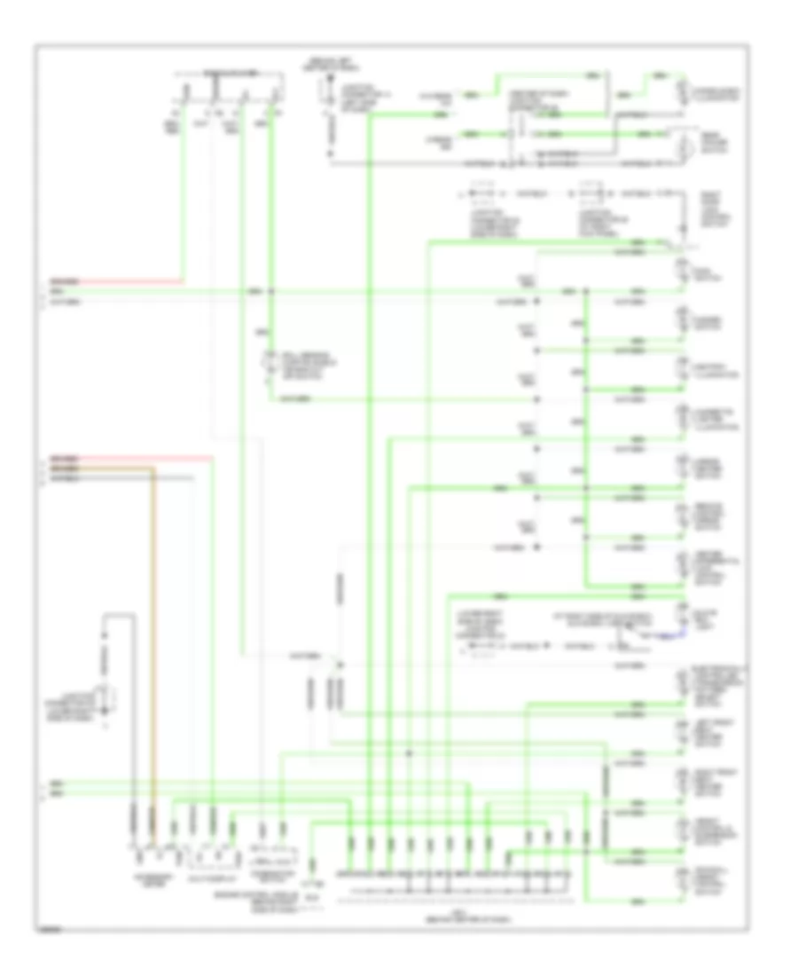 Instrument Illumination Wiring Diagram, with Navigation (2 of 2) for Lexus GX 470 2007
