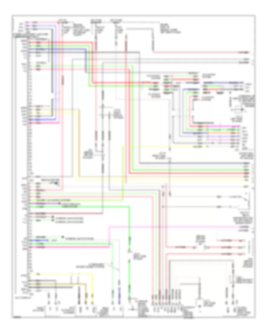 Navigation Wiring Diagram (1 of 2) for Lexus GX 470 2007