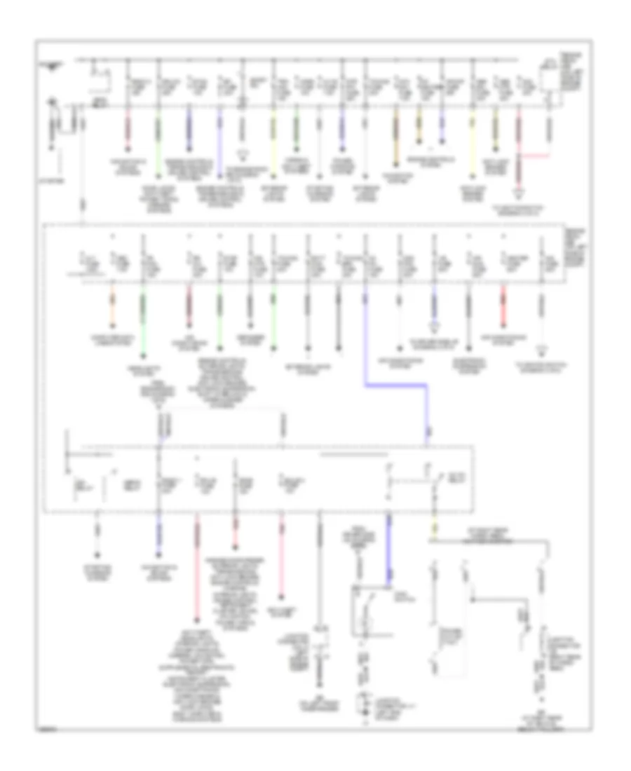 Power Distribution Wiring Diagram 1 of 2 for Lexus GX 470 2007