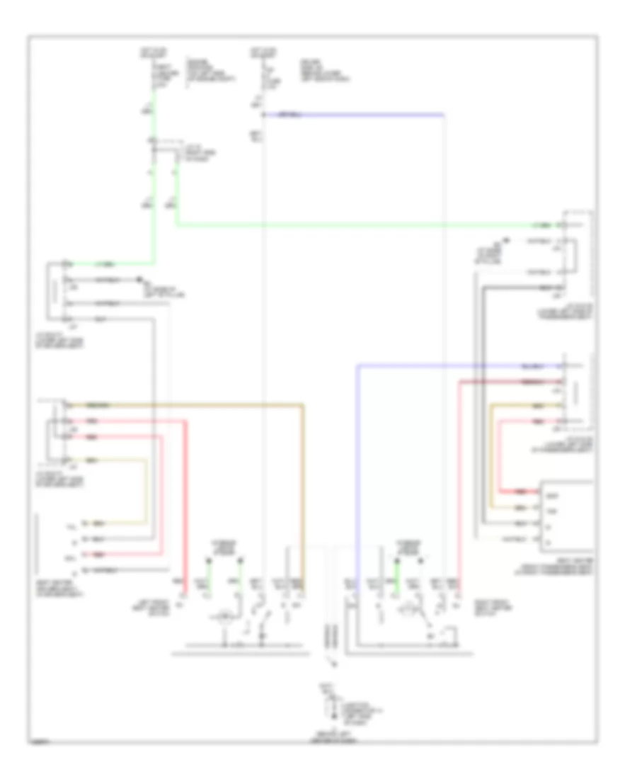 Heated Seats Wiring Diagram for Lexus GX 470 2007