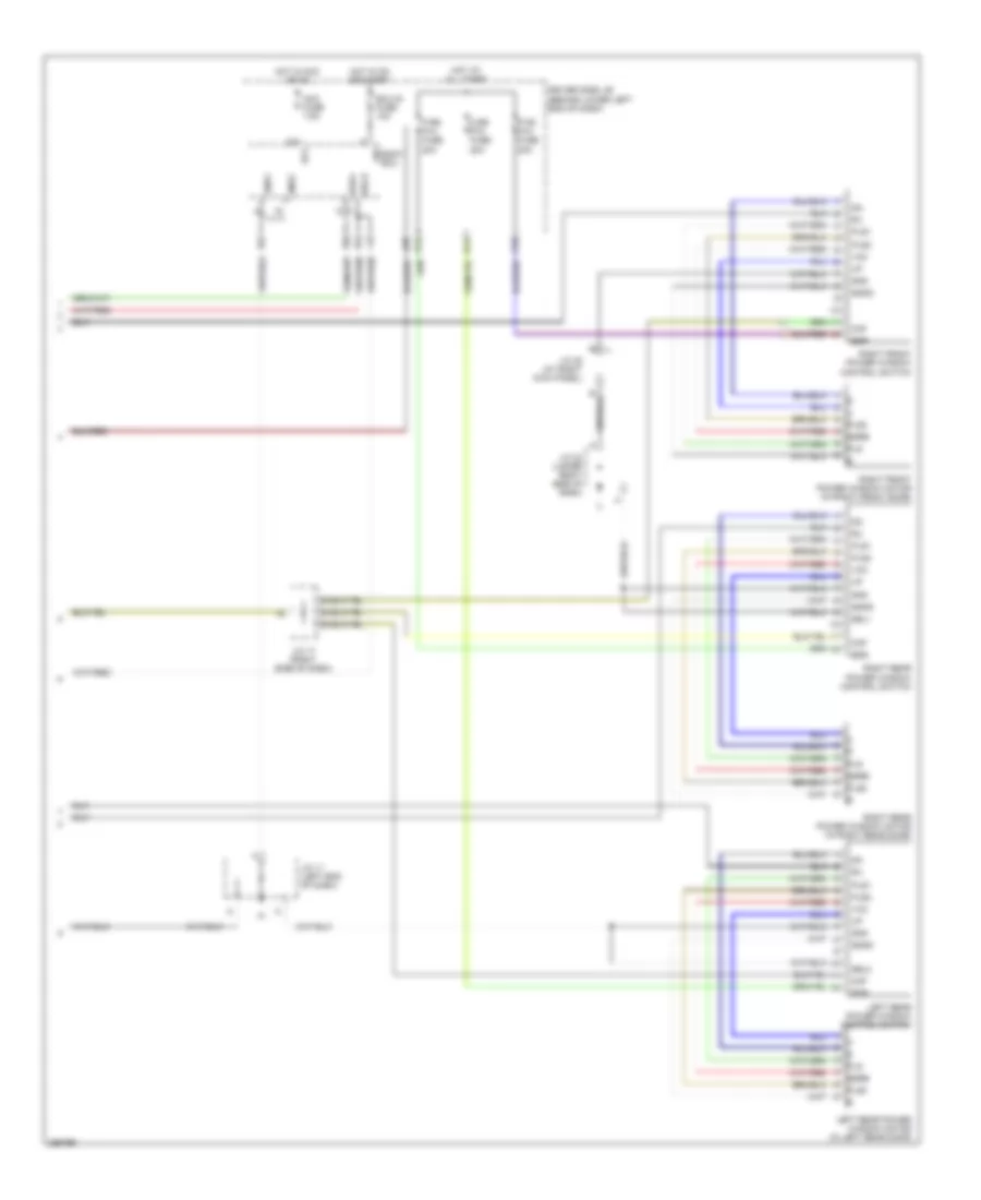 Power Windows Wiring Diagram 2 of 2 for Lexus GX 470 2007