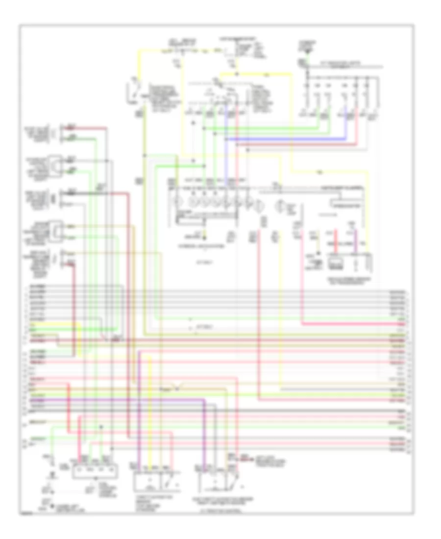 3.0L, Engine Performance Wiring Diagrams (2 of 3) for Lexus SC 300 1994