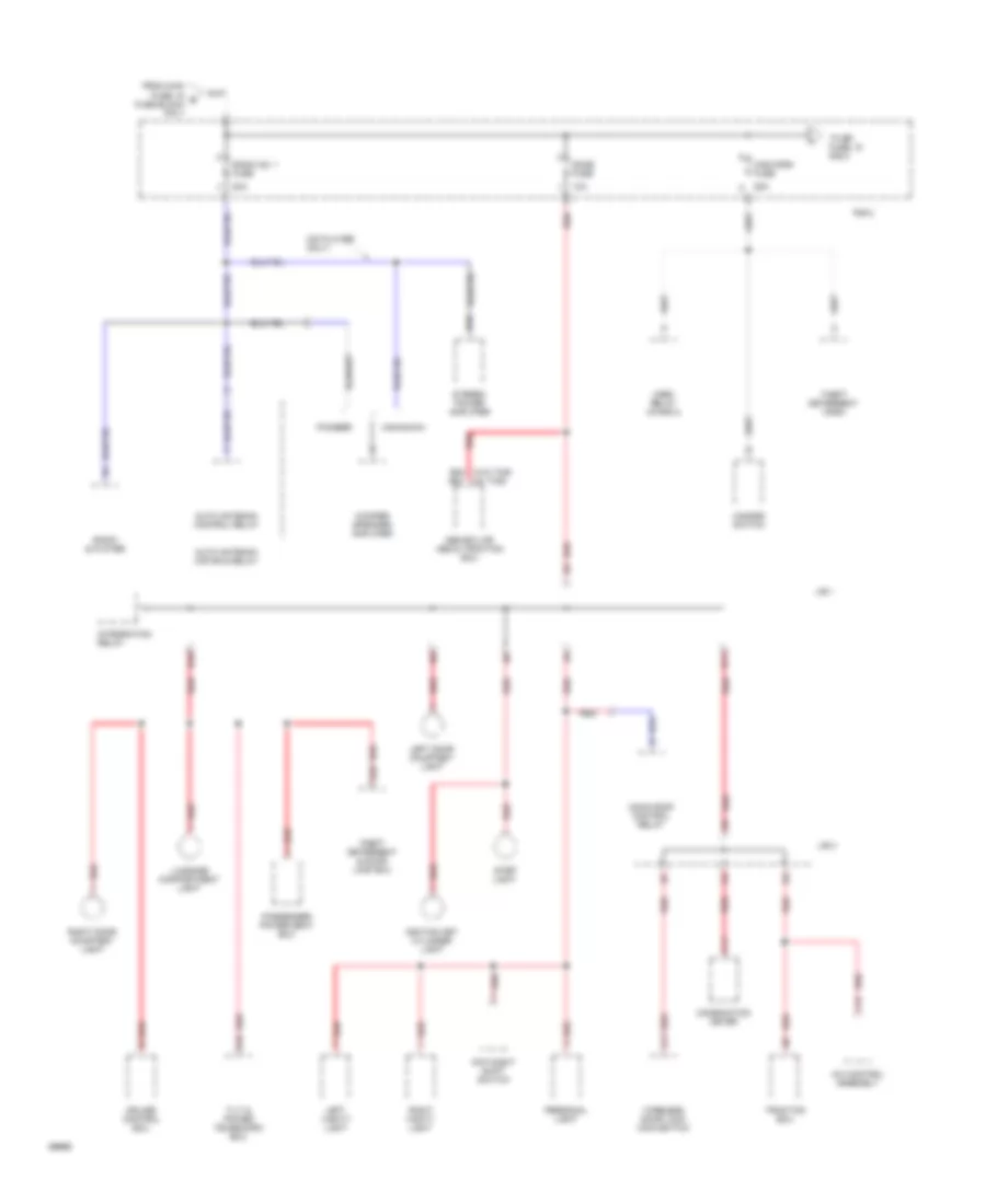 Power Distribution Wiring Diagram (4 of 6) for Lexus SC 300 1994