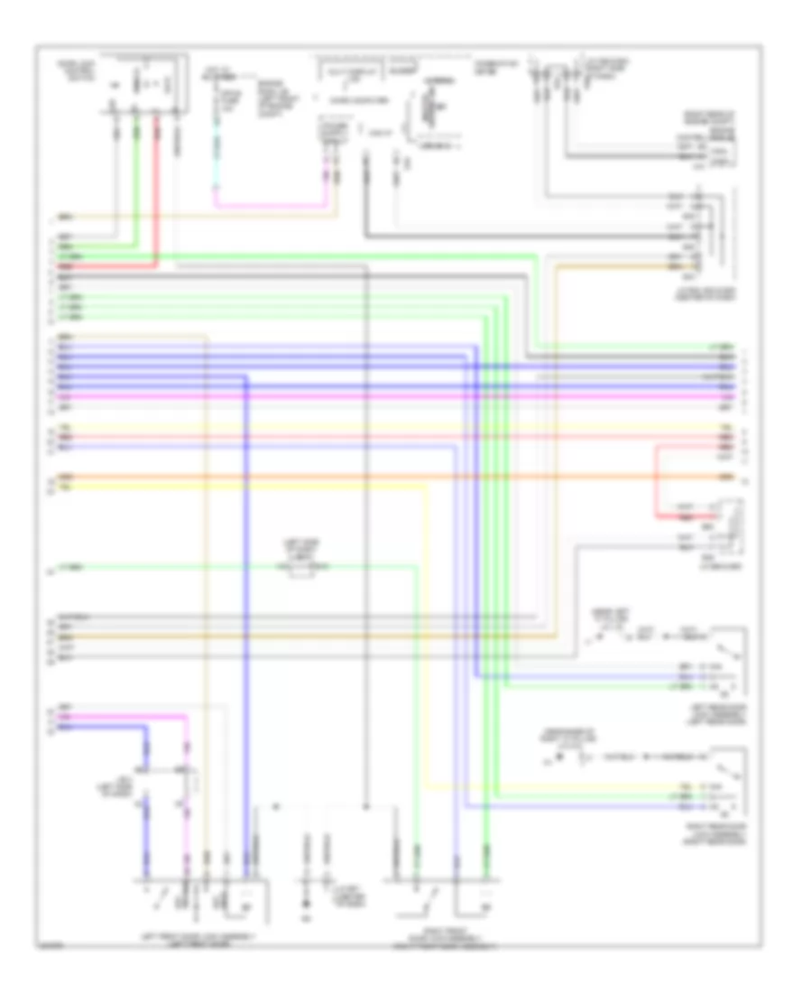 Forced Entry Wiring Diagram 2 of 5 for Lexus ES 350 2012