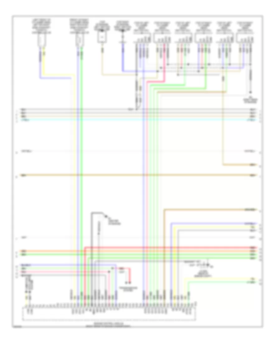3.5L, Engine Performance Wiring Diagram (3 of 5) for Lexus ES 350 2012