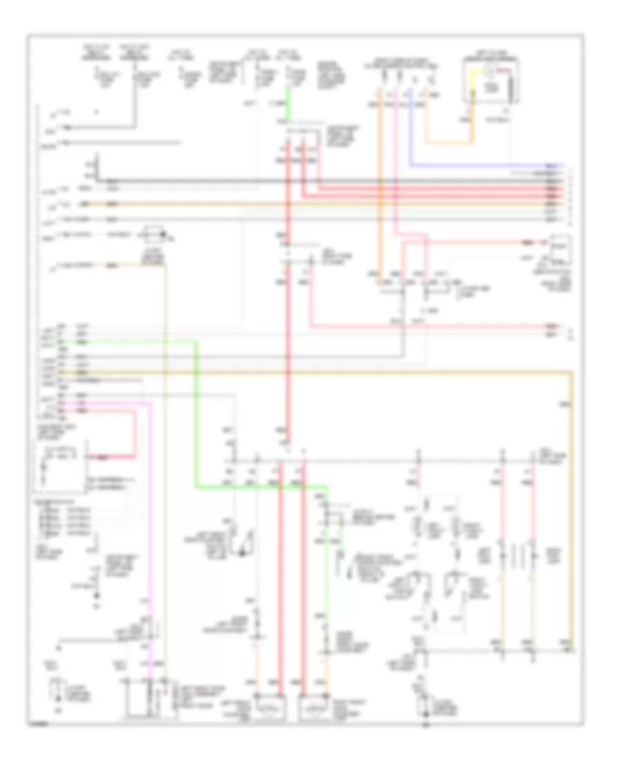 Courtesy Lamps Wiring Diagram 1 of 2 for Lexus ES 350 2012