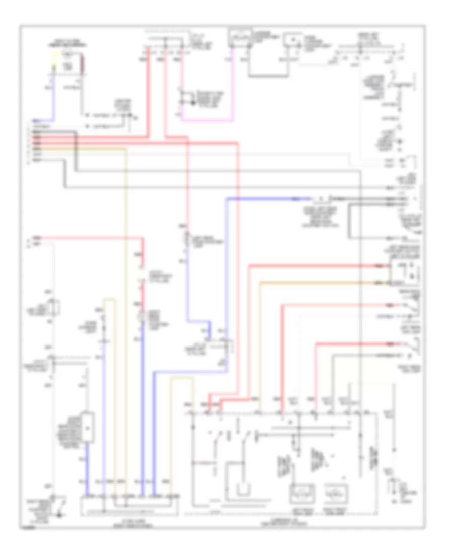 Courtesy Lamps Wiring Diagram 2 of 2 for Lexus ES 350 2012
