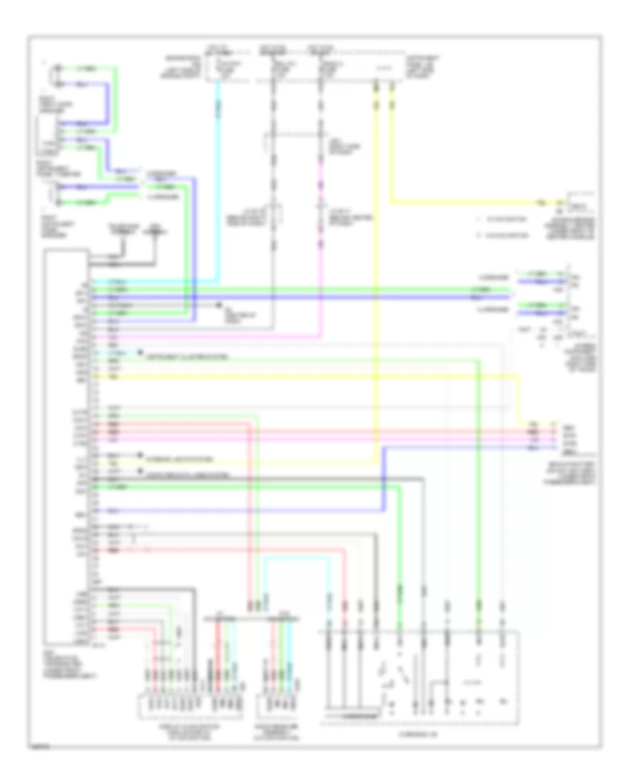 Telematics Wiring Diagram for Lexus ES 350 2012