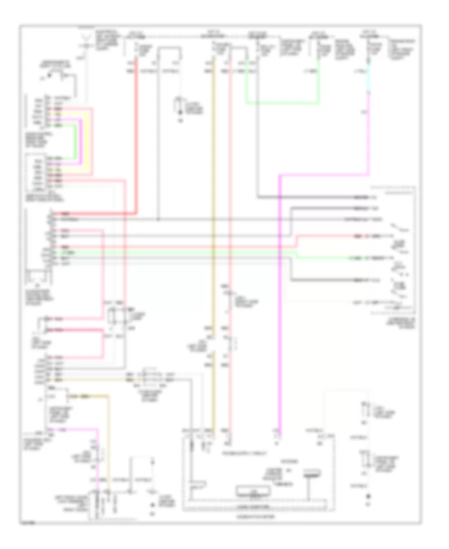 Power TopSunroof Wiring Diagram for Lexus ES 350 2012
