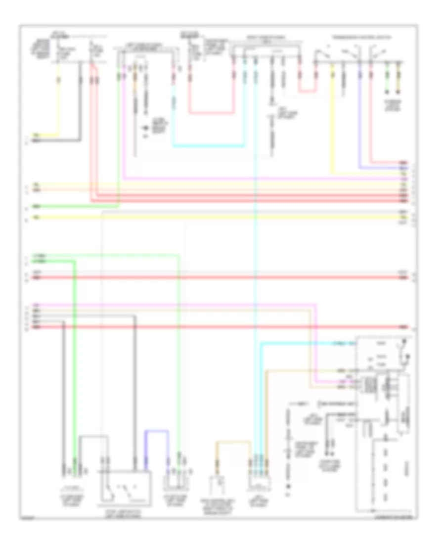 Transmission Wiring Diagram 2 of 3 for Lexus ES 350 2012