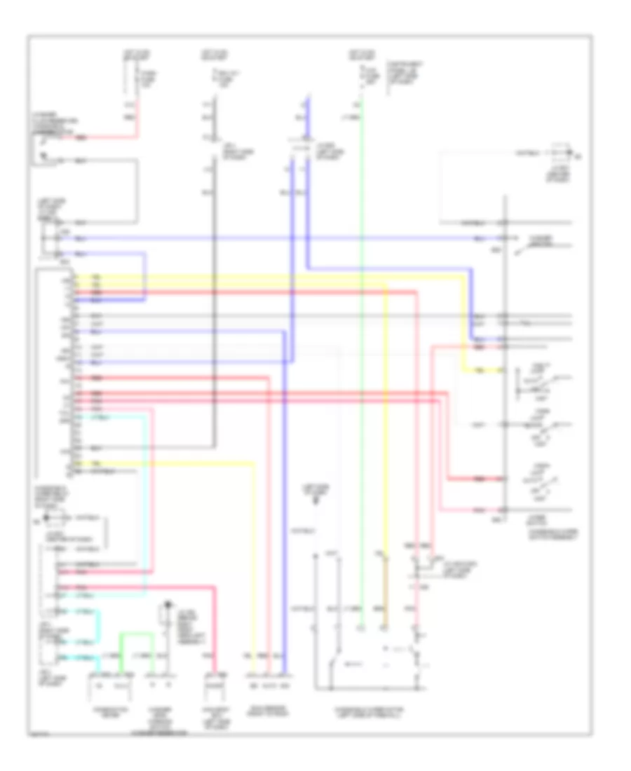 Wiper Washer Wiring Diagram for Lexus ES 350 2012