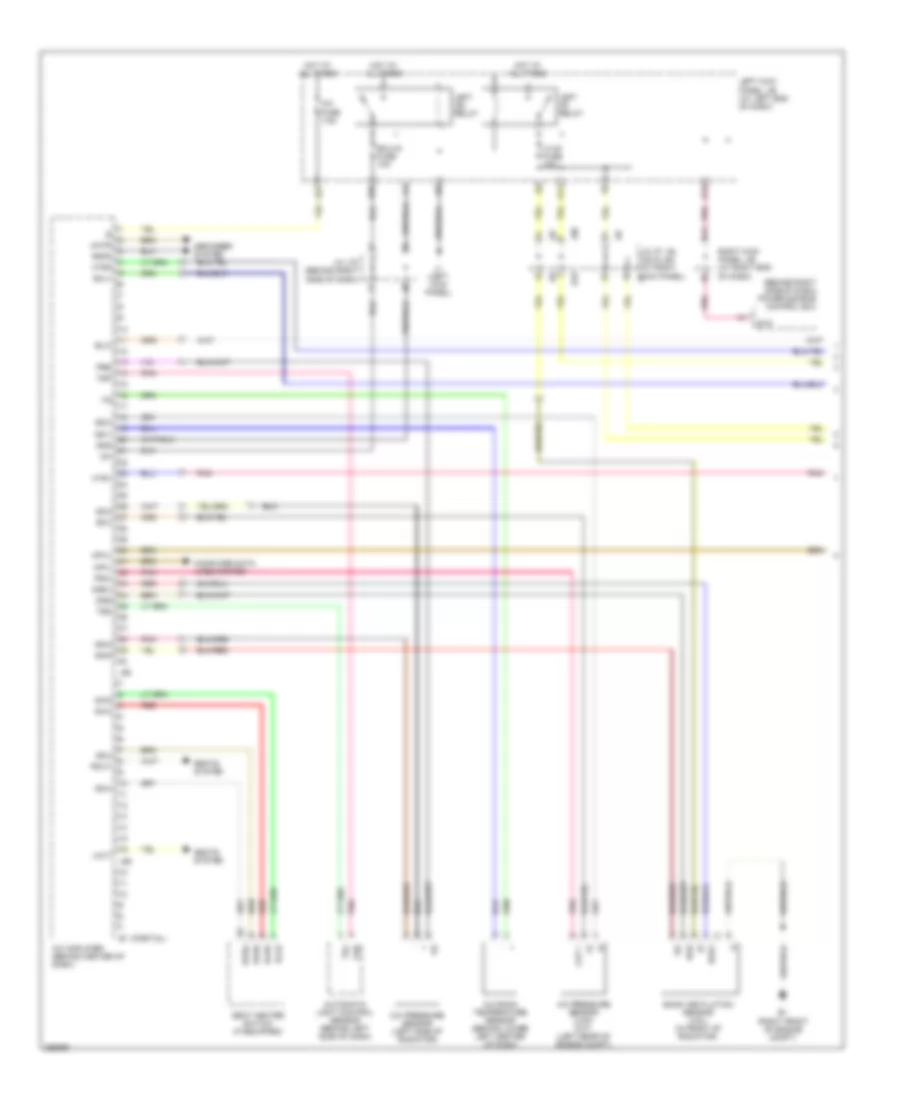 Электросхема кондиционера (1 из 3) для Lexus IS 250 2007