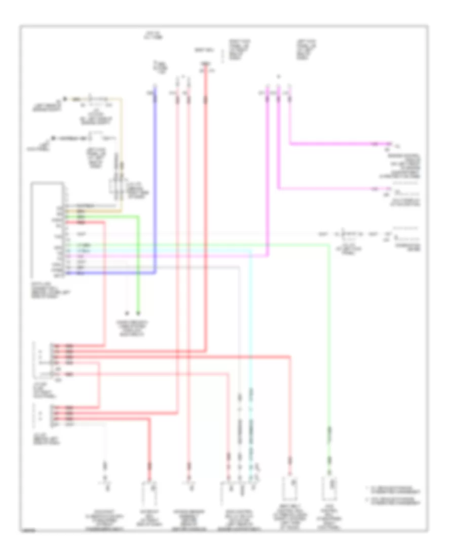 Data Link Connector Wiring Diagram for Lexus IS 250 2007