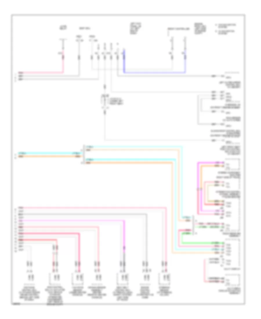 High Low Bus Wiring Diagram 3 of 3 for Lexus IS 250 2007