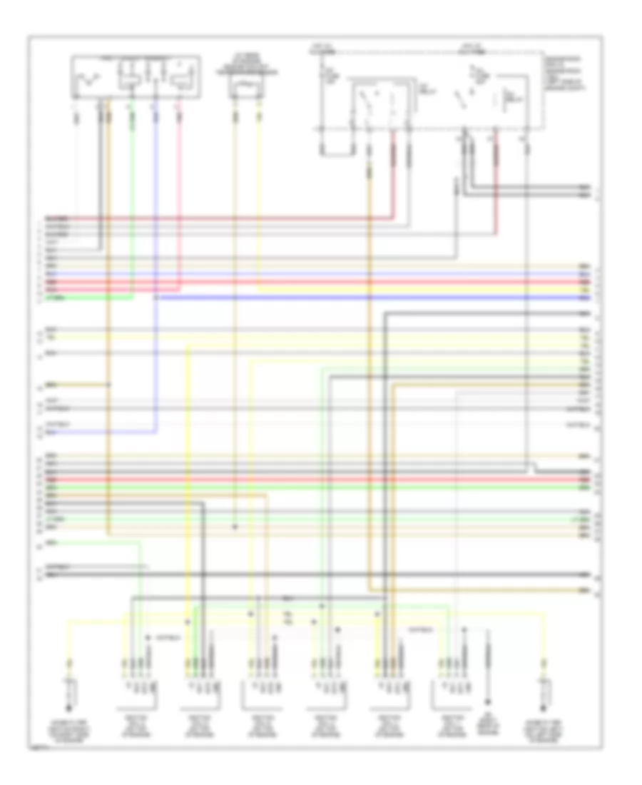 2.5L, Engine Performance Wiring Diagram (5 of 8) for Lexus IS 250 2007