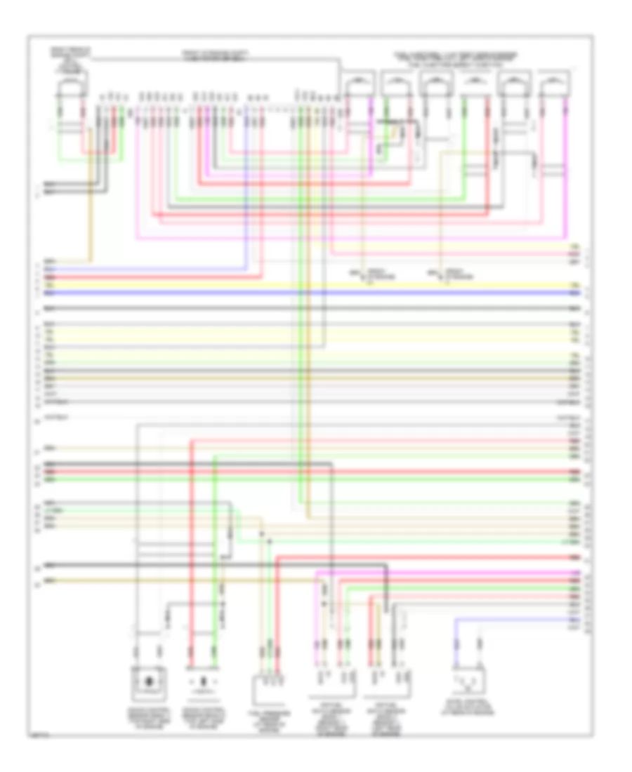 2.5L, Engine Performance Wiring Diagram (6 of 8) for Lexus IS 250 2007