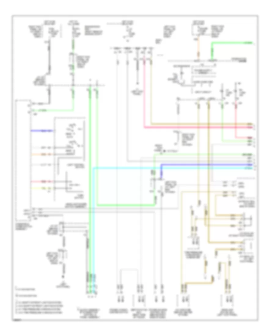 Exterior Lamps Wiring Diagram 1 of 3 for Lexus IS 250 2007