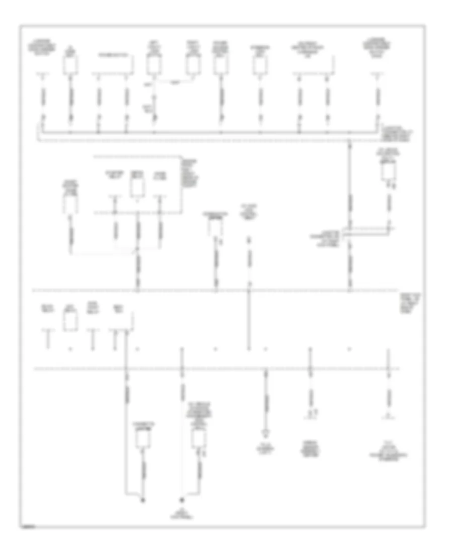 Ground Distribution Wiring Diagram 3 of 7 for Lexus IS 250 2007