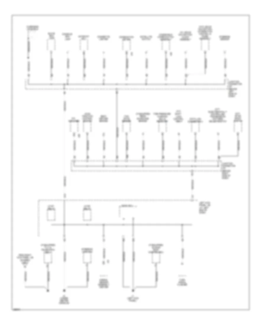 Ground Distribution Wiring Diagram 4 of 7 for Lexus IS 250 2007