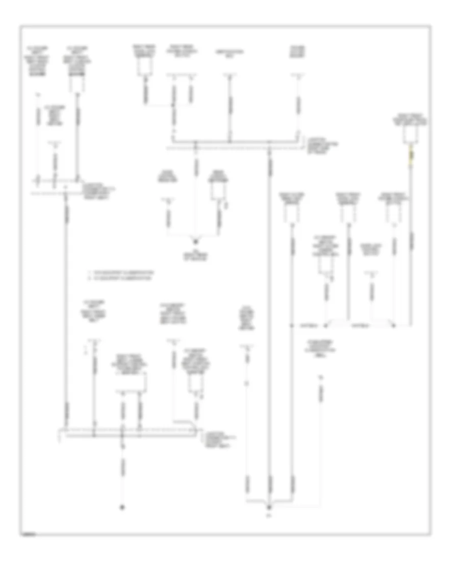 Ground Distribution Wiring Diagram 6 of 7 for Lexus IS 250 2007