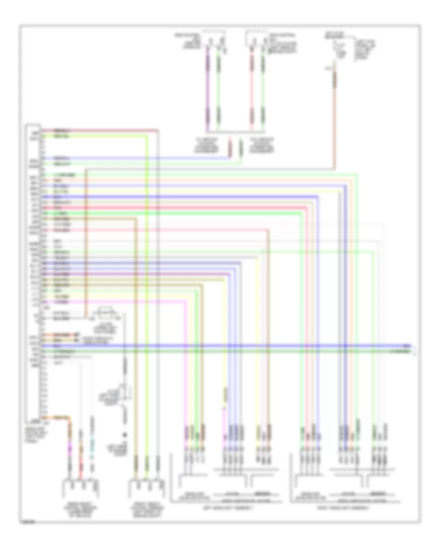 Adaptive Front Lighting Wiring Diagram 1 of 2 for Lexus IS 250 2007