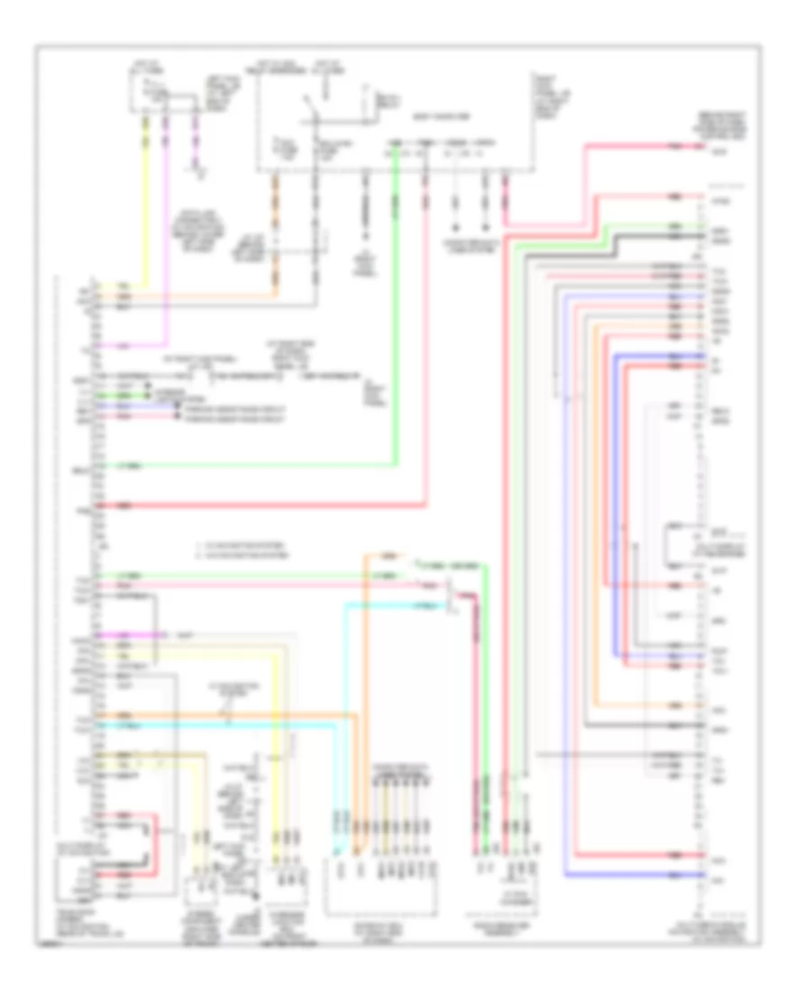 Navigation Wiring Diagram for Lexus IS 250 2007