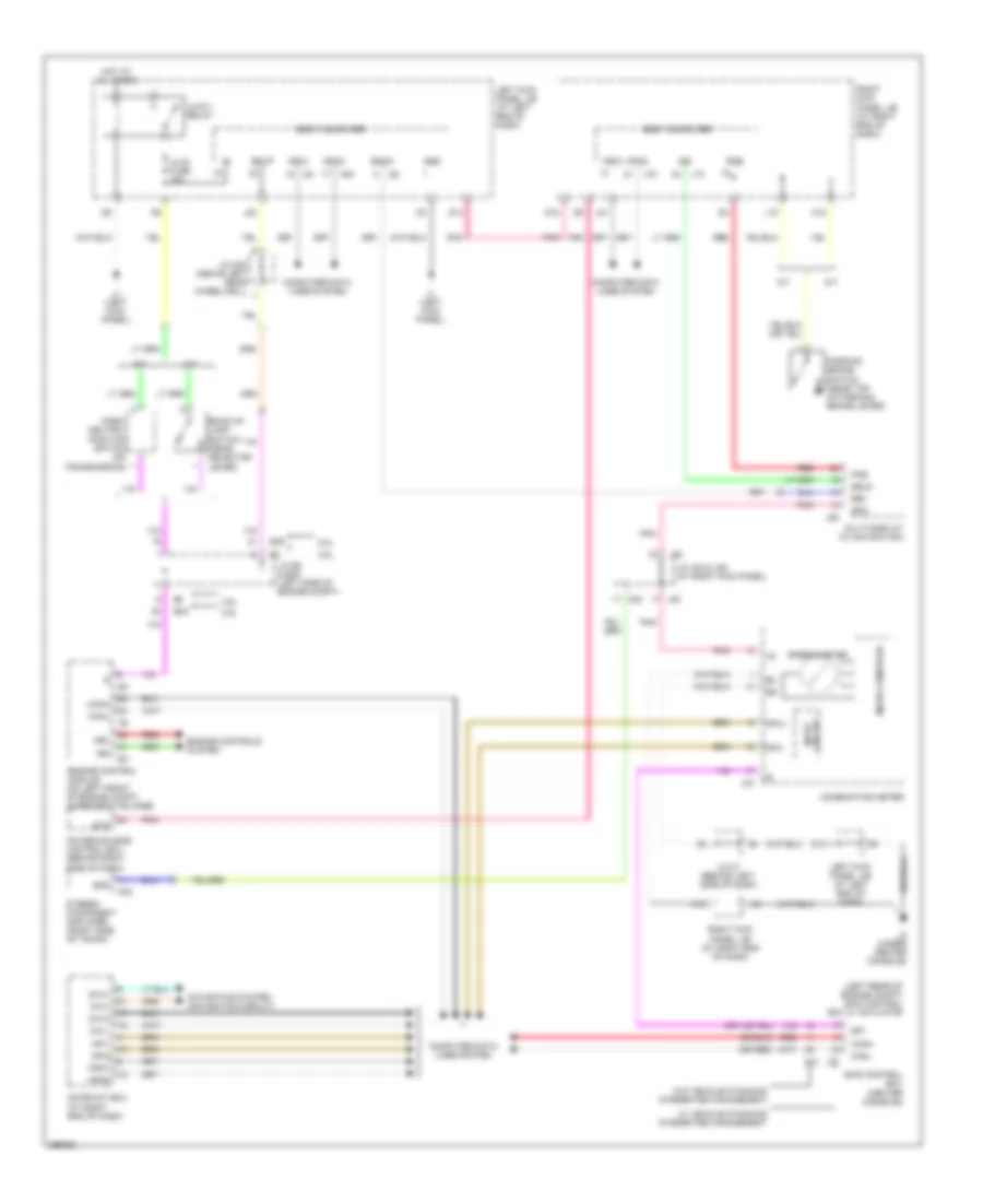 Rear View Monitoring Wiring Diagram for Lexus IS 250 2007