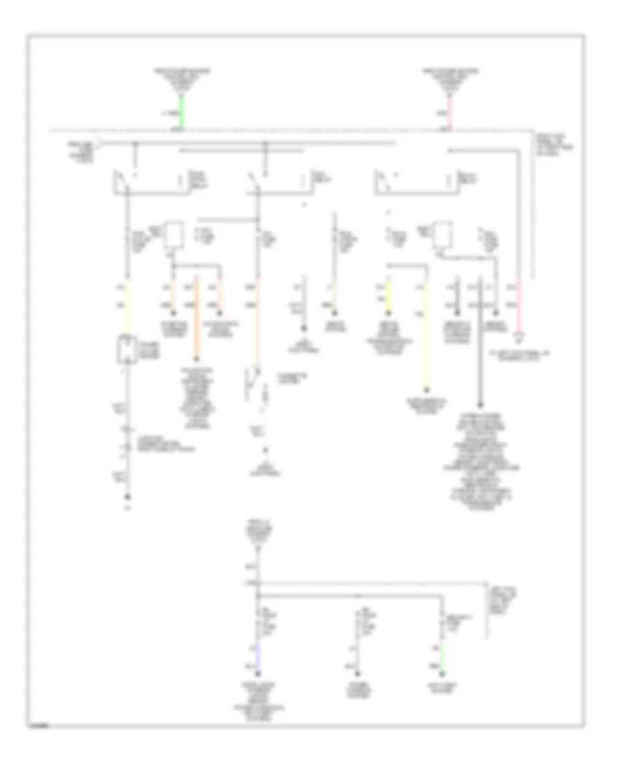 Power Distribution Wiring Diagram (5 of 5) for Lexus IS 250 2007