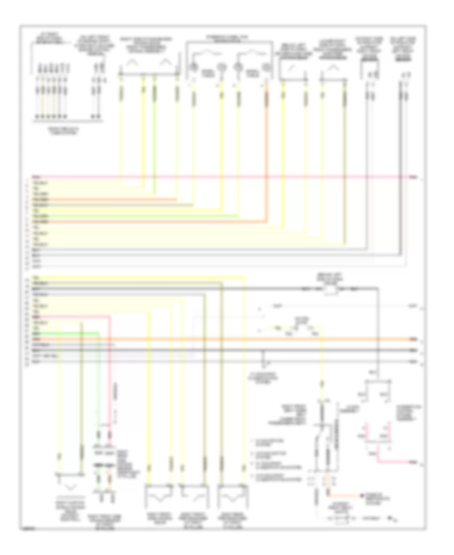 Supplemental Restraint Wiring Diagram (2 of 3) for Lexus IS 250 2007