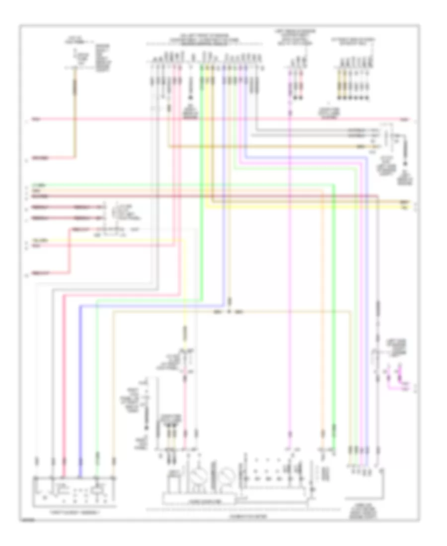 2.5L, AT Wiring Diagram (2 of 3) for Lexus IS 250 2007