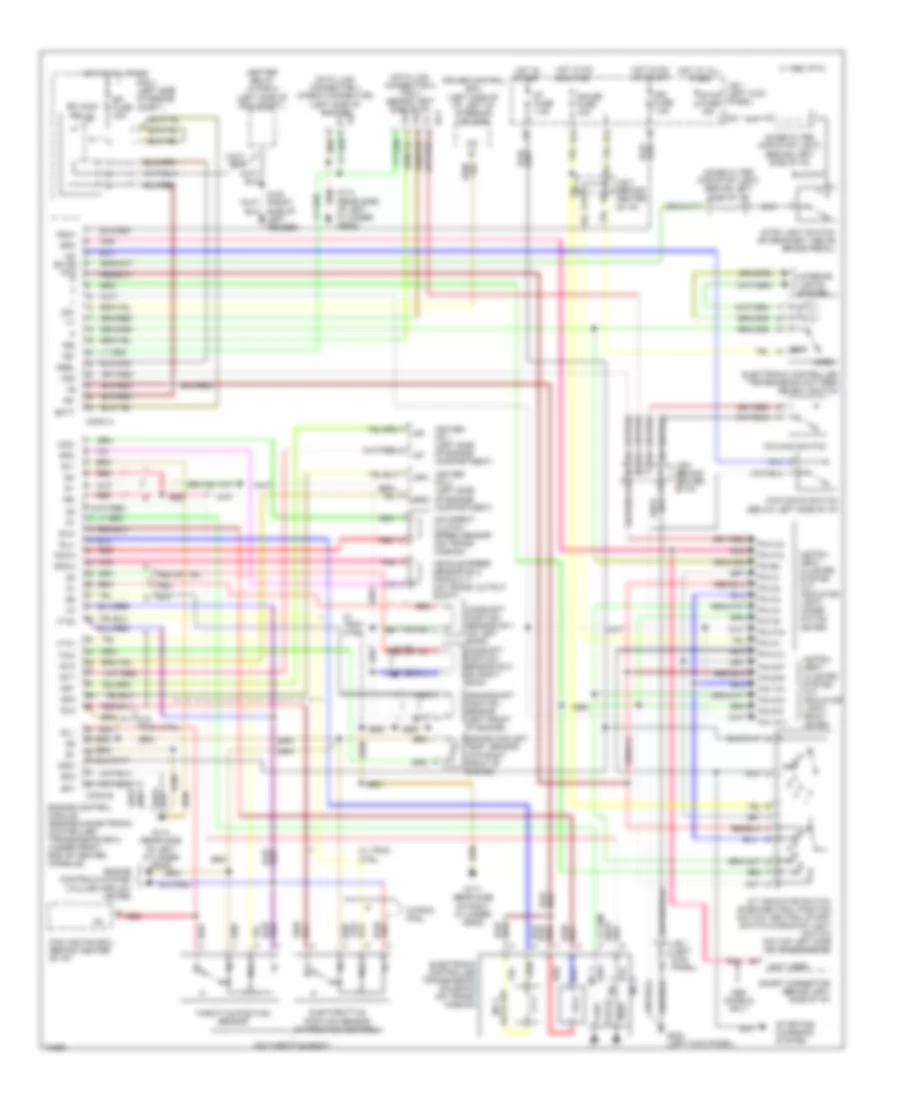 Transmission Wiring Diagram for Lexus SC 400 1994