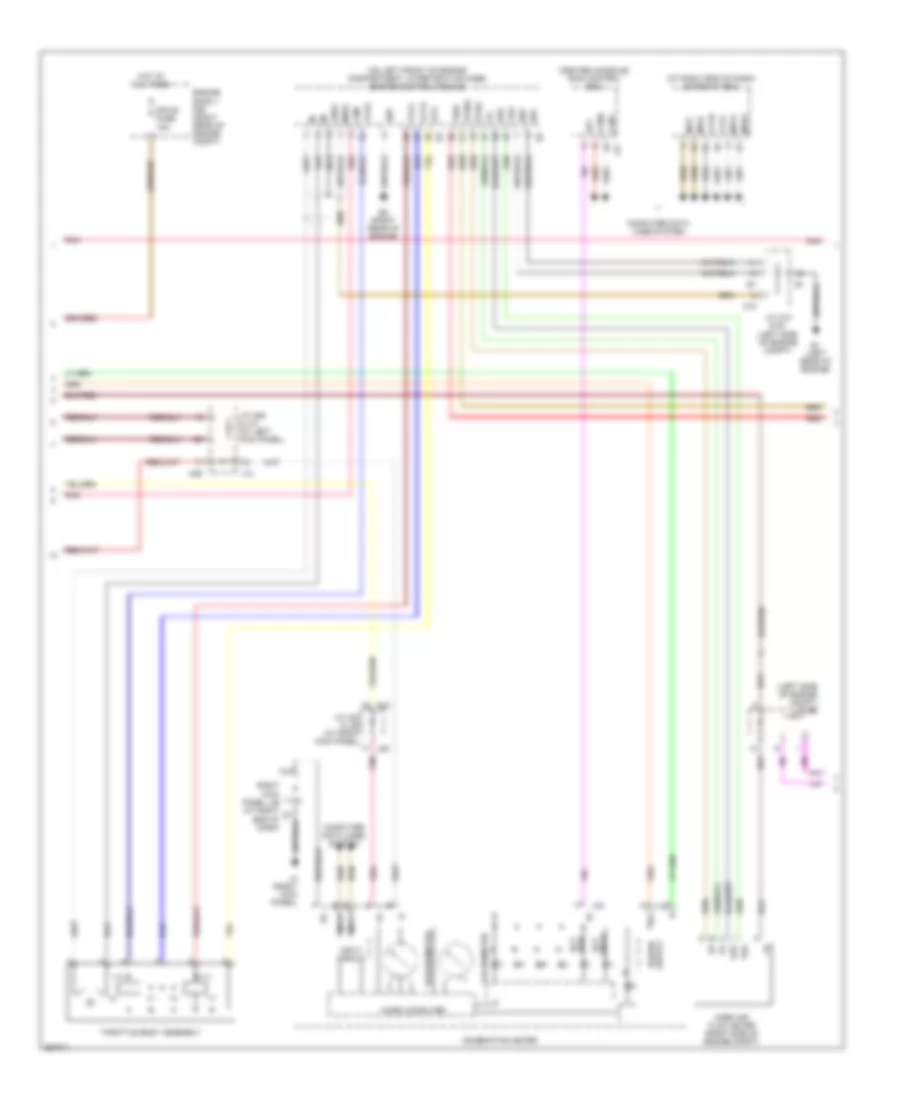 3.5L, AT Wiring Diagram (2 of 3) for Lexus IS 350 2007
