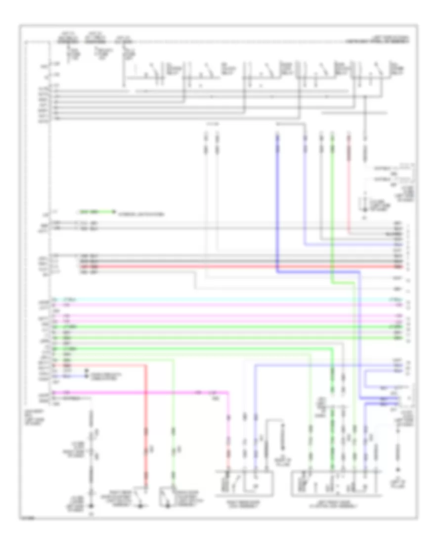 Forced Entry Wiring Diagram 1 of 4 for Lexus GX 460 2012