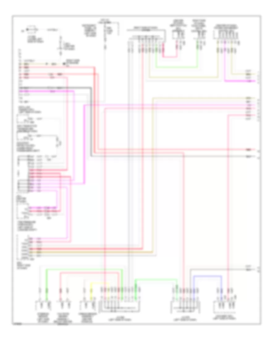 Computer Data Lines Wiring Diagram 1 of 3 for Lexus GX 460 2012