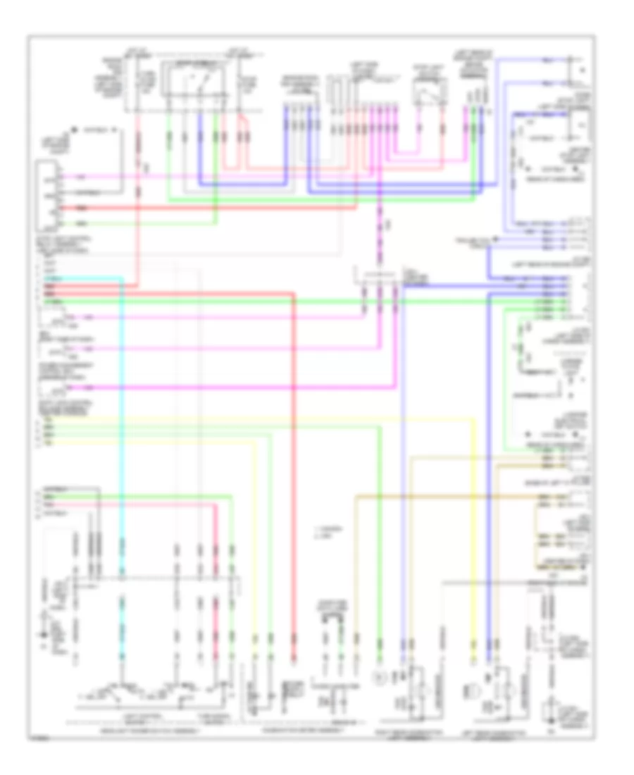 Exterior Lamps Wiring Diagram (2 of 2) for Lexus GX 460 2012