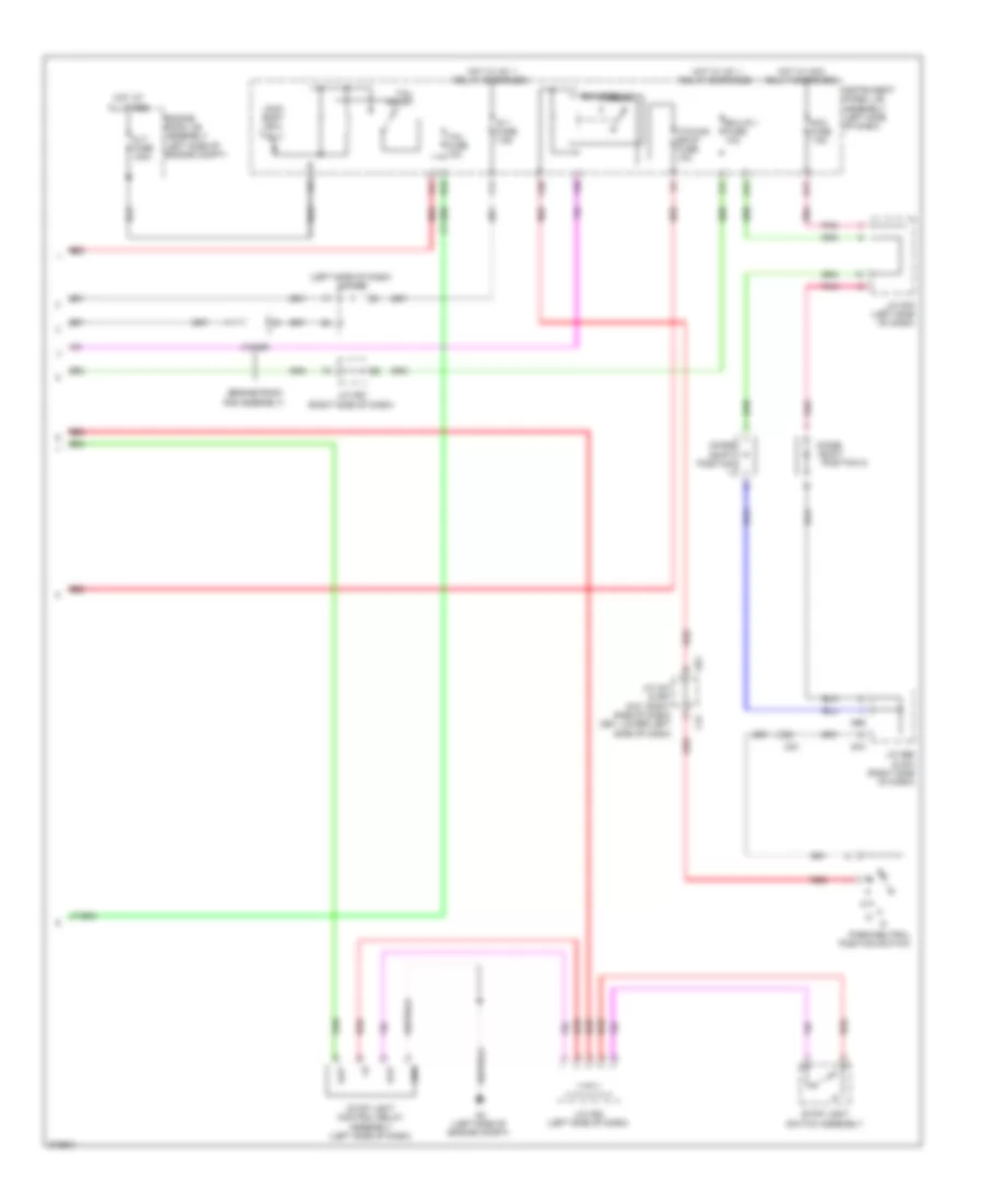 Trailer Tow Wiring Diagram 2 of 2 for Lexus GX 460 2012