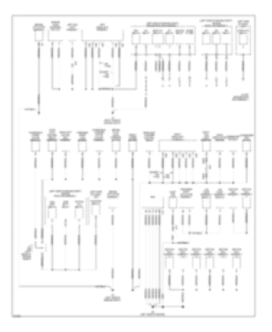 Ground Distribution Wiring Diagram 1 of 5 for Lexus GX 460 2012
